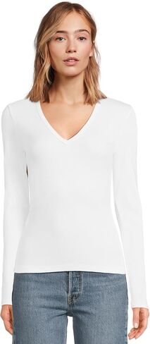 Michael Stars Women's Remi V-Neck Tee in Saudi Arabia