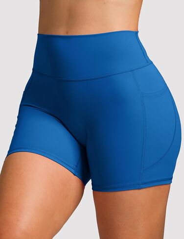 Olmlmt Biker Shorts Women 4.5" with Pockets High Waisted Spandex Yoga Workout Shorts in Saudi Arabia