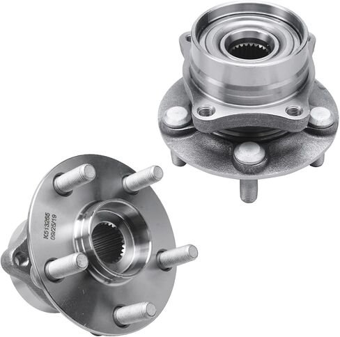 Detroit Axle - 2 مراكز تحمل العجلات الأمامية لـ Toyota 2004-2009 Prius ، 2005 2006 2007 2008 Prius Wheel Bearing and Hubs Assembly ، Pair Hubs Present in Saudi Arabia