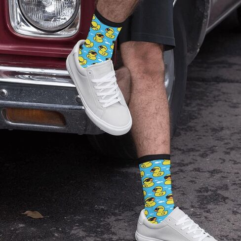 Police Funny Novelty Socks Casual Athletic Crazy Crew Socks For Women Men in Saudi Arabia