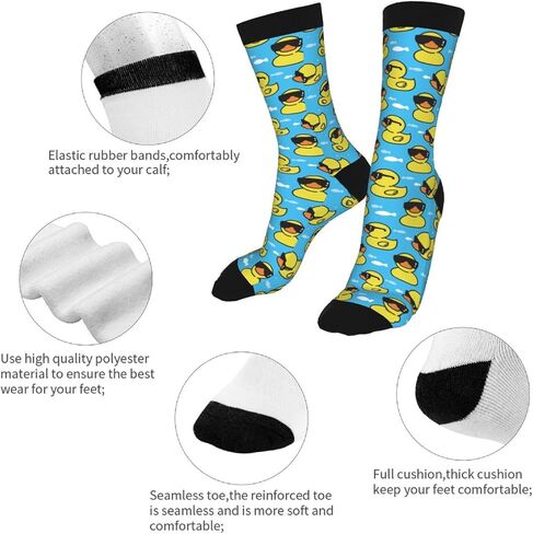Police Funny Novelty Socks Casual Athletic Crazy Crew Socks For Women Men in Saudi Arabia