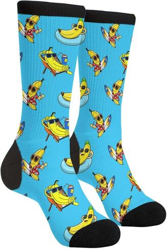 Police Funny Novelty Socks Casual Athletic Crazy Crew Socks For Women Men in Saudi Arabia