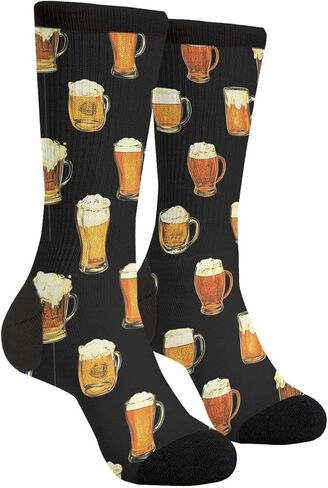 Police Funny Novelty Socks Casual Athletic Crazy Crew Socks For Women Men in Kuwait