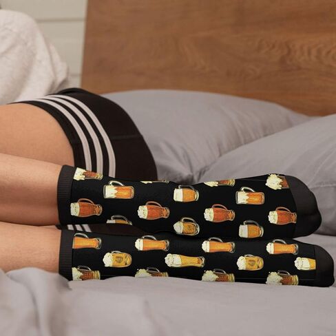 Police Funny Novelty Socks Casual Athletic Crazy Crew Socks For Women Men in Kuwait