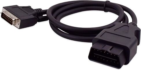 OBD2 OBDII Cable Fits for Cen Tech Code Reader Scanner Models 60693 60694 60794 62119 62120,ODB2 Connector Cable to 15-Pin Male Adapter Cable (Adapter Cable Total Length 4-FT) ﻿ in Saudi Arabia