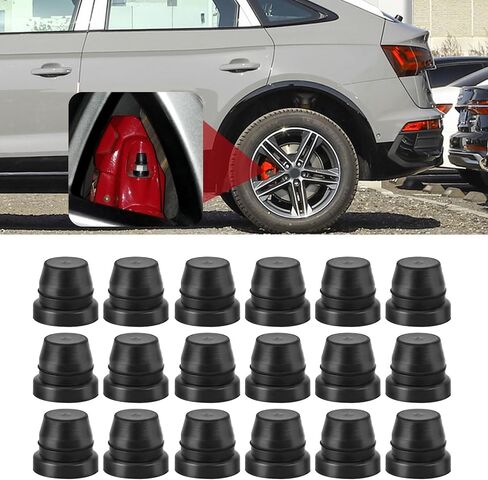 18PCS Car Brake Bleeder Screw Caps, Rubber Auto Grease Fitting Dust Zerk Covers, Waterproof Vehicle Brake Bleeder Nipple Caplier Accessories, Universal for Bicycle, Car, Motorcycle in Saudi Arabia