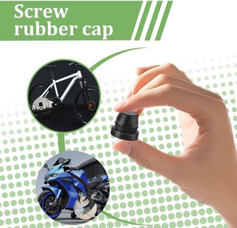 18PCS Car Brake Bleeder Screw Caps, Rubber Auto Grease Fitting Dust Zerk Covers, Waterproof Vehicle Brake Bleeder Nipple Caplier Accessories, Universal for Bicycle, Car, Motorcycle in Saudi Arabia