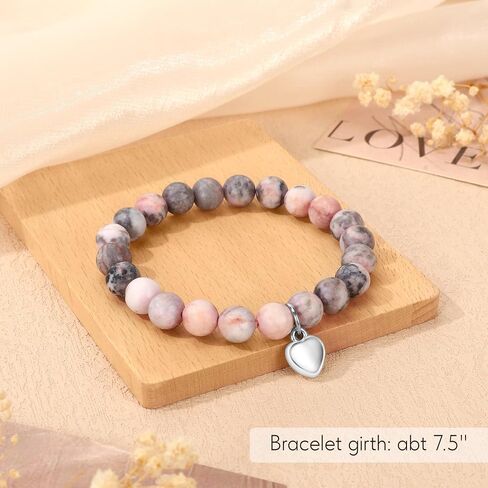 Mother Daughter Bracelets Mommy and Daughter Birthday Gifts Mom Daughter Heart Matching Bracelets from Mom Mothers Day Gift To My Daughter Bracelets in Saudi Arabia
