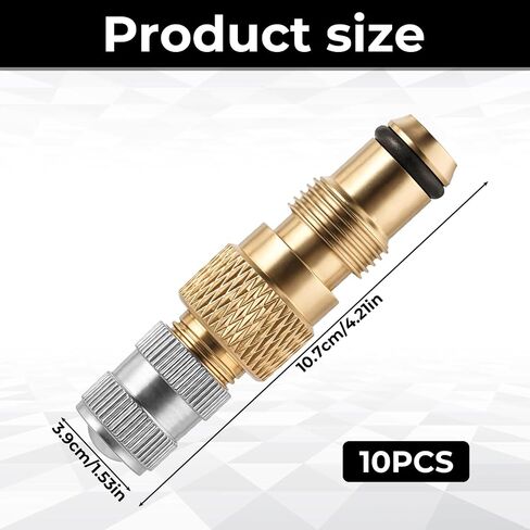 10 Pcs Tractor Air Liquid Valve TR218A TR618A CH3 Brass Tire Valve Stems Core Housings Replacement for Tubeless Tires Industrial Agricultural Wheels Clamp-in Tire Stems in Saudi Arabia