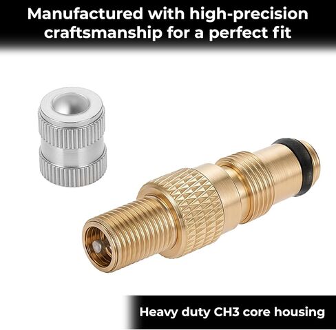 10 Pcs Tractor Air Liquid Valve TR218A TR618A CH3 Brass Tire Valve Stems Core Housings Replacement for Tubeless Tires Industrial Agricultural Wheels Clamp-in Tire Stems in Saudi Arabia