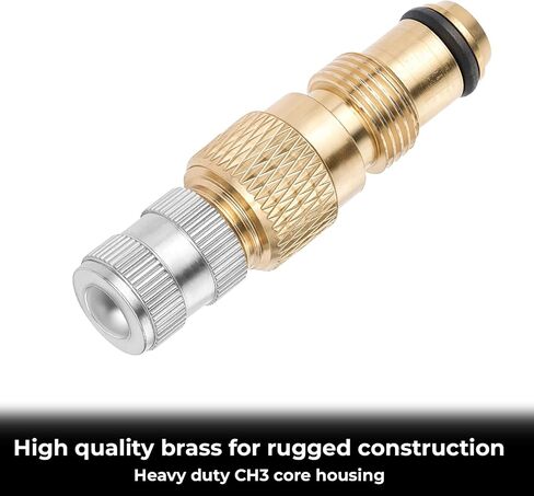 10 Pcs Tractor Air Liquid Valve TR218A TR618A CH3 Brass Tire Valve Stems Core Housings Replacement for Tubeless Tires Industrial Agricultural Wheels Clamp-in Tire Stems in Saudi Arabia