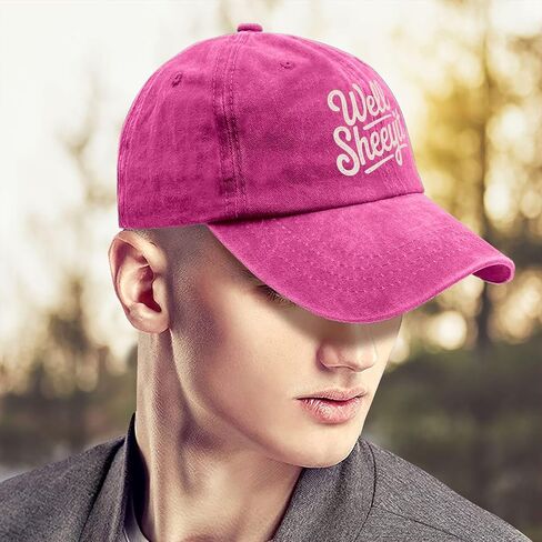 Well Sheeyit Hat for Men Women Vintage Washed Distressed Baseball Cap Cool Cap for Grandma in Saudi Arabia