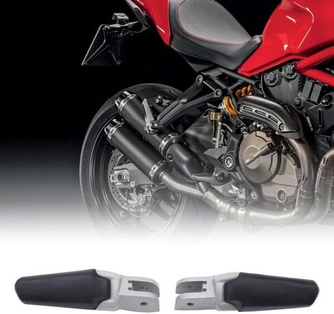 TCMT أوتاد قدم الراكب الخلفية مساند القدم مناسبة للوحش Ducati 2021-2024 1200S 2014-2021 Monster 821 Dark Stealth Stripes 2015-2021 in Saudi Arabia