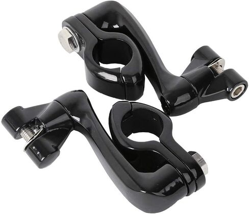 TCMT 360 Adjustable Highway Foot Peg Mounting Kit Fits For Harley Touring Road King Street Glide Road Glide Electra Glide Softail Sportster Dyna with 1.25" Engine Guards in Saudi Arabia