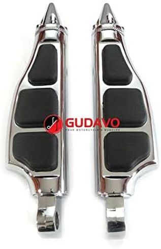 دواسة القدم الأمامية للدراجة النارية من الدراجات النارية مع حوامل متوافقة مع Honda Fury/VT 1300 CX 2009-2021 (GTW Chrome) in Kuwait