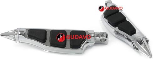 دواسة القدم الأمامية للدراجة النارية من الدراجات النارية مع حوامل متوافقة مع Honda Fury/VT 1300 CX 2009-2021 (GTW Chrome) in Kuwait