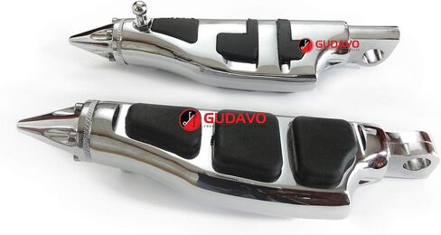 دواسة القدم الأمامية للدراجة النارية من الدراجات النارية مع حوامل متوافقة مع Honda Fury/VT 1300 CX 2009-2021 (GTW Chrome) in Kuwait