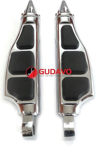 دواسة القدم الأمامية للدراجة النارية من الدراجات النارية مع حوامل متوافقة مع Honda Fury/VT 1300 CX 2009-2021 (GTW Chrome) in Kuwait