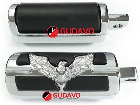 دواسة القدم الأمامية للدراجة النارية من الدراجات النارية مع حوامل متوافقة مع Honda Fury/VT 1300 CX 2009-2021 (GTW Chrome) in Kuwait