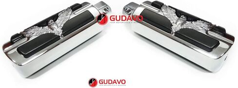 دواسة القدم الأمامية للدراجة النارية من الدراجات النارية مع حوامل متوافقة مع Honda Fury/VT 1300 CX 2009-2021 (GTW Chrome) in Kuwait