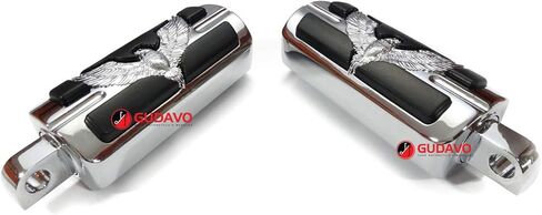 دواسة القدم الأمامية للدراجة النارية من الدراجات النارية مع حوامل متوافقة مع Honda Fury/VT 1300 CX 2009-2021 (GTW Chrome) in Kuwait