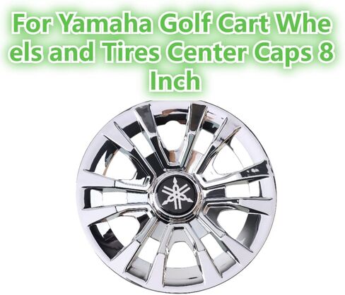 أغطية عجلات عربة الجولف لعجلات وإطارات عربة الجولف CLUBCAR، أغطية مركزية مقاس 8 بوصة، مجموعة من 4 أغطية لمحور عربة الجولف in Saudi Arabia
