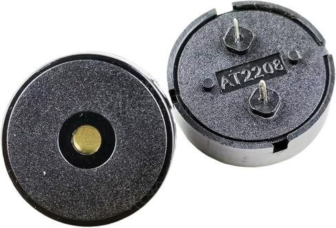 20PCS in line Buzzer AT2208 22 * 8MM 2208 Passive Piezoelectric Integration Electronic Digital Medical Toy Microphone in Saudi Arabia