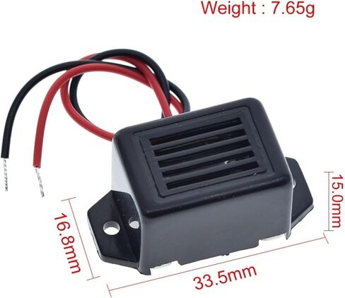 الجرس المنبه DC 12V 85DB مصغرات المنبه الإلكترونية نغمة ثابتة in Saudi Arabia