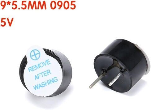 10PCS/LOT 3V 5V 12V Active Alarm Buzzer Beeper 9 * 5.5mm 0905 Mini Active Piezo Buzzer(12V) in Saudi Arabia