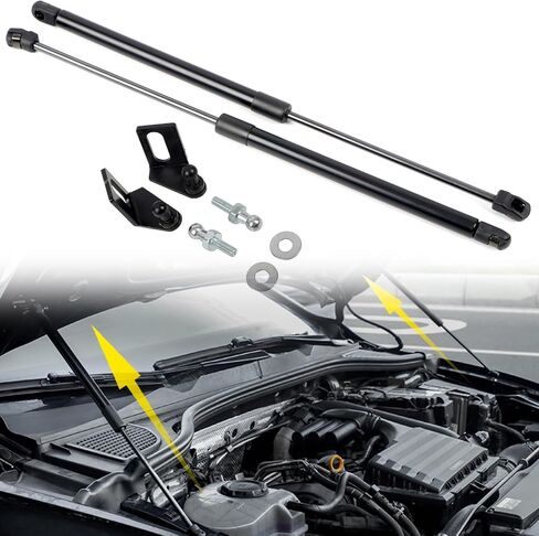 عالي الطيران لـ VW Volkswagen Golf 8 Mk8 ، R 2022 2023 2024 سيارة خارجي من محرك السيارة المغطى بالركود الدعامة يدعم صدمات الينابيع المضخات الصلب المقاوم للصدأ 1PC in Saudi Arabia
