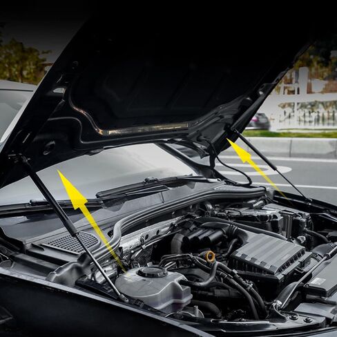 عالي الطيران لـ VW Volkswagen Golf 8 Mk8 ، R 2022 2023 2024 سيارة خارجي من محرك السيارة المغطى بالركود الدعامة يدعم صدمات الينابيع المضخات الصلب المقاوم للصدأ 1PC in Saudi Arabia