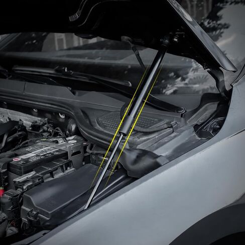عالي الطيران لـ VW Volkswagen Golf 8 Mk8 ، R 2022 2023 2024 سيارة خارجي من محرك السيارة المغطى بالركود الدعامة يدعم صدمات الينابيع المضخات الصلب المقاوم للصدأ 1PC in Saudi Arabia