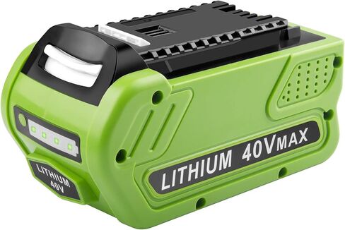 2 Pack 29472 6000mah 40v استبدال بطارية الليثيوم لـ Greenworks 40v 29472 29462 2901319 24282 24252 21332 25322 20672 2101602 20312 24322 21362 26272 أدوات الطاقة الصافية in Saudi Arabia