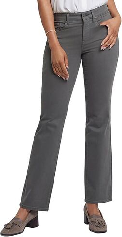 NYDJ® Women’s Marilyn Straight Leg Jeans – Stretch Construction – Zipper Closure – Five Pocket Construction in Saudi Arabia