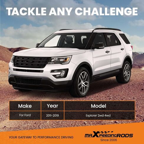 مجموعات رفع MaxPeedingRods لفورد إكسبلورر 2WD 4WD 2011-2019 ، فواصل 2.5 "خلفية 1.25" ، مجموعات الرفع التعليق ، الأسود in Saudi Arabia