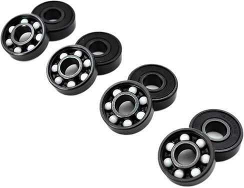 16pcs 608 RS محمل كرة سيراميك هجينة 8 * 22 * 7 مم التزلج على الجليد عجلة طويلة لوحات طويلة 608RS المحامل in Saudi Arabia