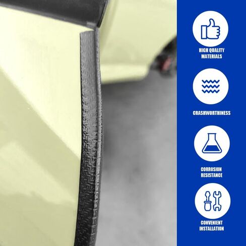 16.5FT (5M) Car Door Edge Guard, No Glue Car Door Entry Guard Protective Strip, Rubber Edge Trim Car Door Protector, Universal Car Exterior Accessories for Auto, Truck, SUV and ATV (Red) in Saudi Arabia