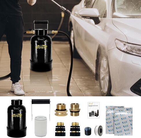 نظام غسيل السيارات 10L غير المدمج-المدمج قبل المرشح والراتنج-شطف خالي من البقع للسيارات ، RV ، القارب-لا توجد خطوط in Kuwait