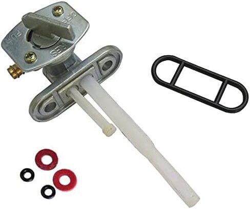 Fuel Gas Tank Petcock Switch Valve for Kawasaki Bayou 220, 300, Zephyr 550, 750, Lakota 300; Center to Center Mounting Distance: 34mm in Saudi Arabia