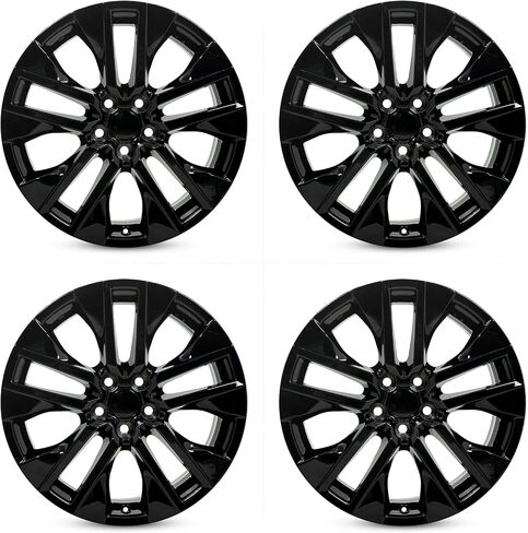 لـ RAV 4 OEM Design Wheel 19 "2019-2024 19x7.5 Gloss Black Set من 4 Rim Rim in Saudi Arabia