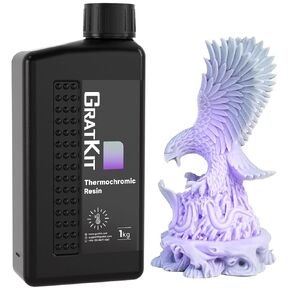 Glow Green in The Dark Resin, 405nm UV-Curing Photopolymer Resin for LCD/DLP 3D Printers, 1000g, Clear