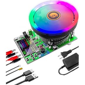 Electronic Load Tester, USB Load Tester, 180W 200V 20A Battery Capacity Tester Constant Current & Constant Voltage, 4 Modes, Intelligent Discharge Resistance Power Tester