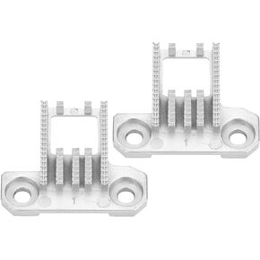 2PCS Sharp Sewing Feed Dog, Household Heavy Duty Metal Sewing Machine Feed Dog Teeth Sewing Machine Parts Needle Plate Feed Dog Fine Teeth Fit for Singer 4423/5532/44s