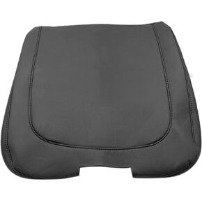Leather Center Console Lid Armrest Jump Seat Cover Black Compatible with Dodge Ram 2013 2014 2015 2016 2017 2018(only Leather Part)