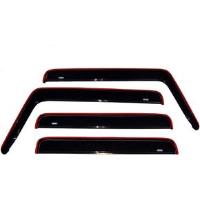 Auto Ventshade [AVS] Outside Mount Ventvisor / Rain Guards | Fits 2003 - 2009 Hummer H2- Smoke, 4 pcs. | 94329