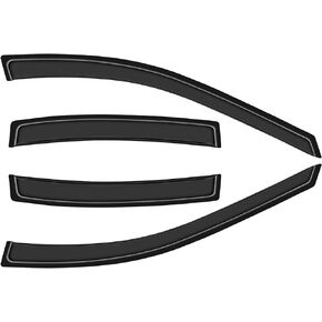 OCPTY Window Visors Fits for 2004-2008 for Acura for TL Tape-on Rain Guards, Side Window Wind Deflectors, 4 Pieces(2PCS Front+2PCS Rear)