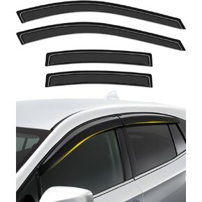 ROADFAR Fits for 2004-2008 for Acura TL Window Outside Mount Window Deflector Rain Guard4Pc Set