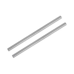 uxcell 2pcs Linear Motion Rods 10mm x 200mm (0.39 x 7.87 Inches) Case Hardened Chrome Plated Linear Rail Shaft Round Guides for 3D Printer, DIY, CNC
