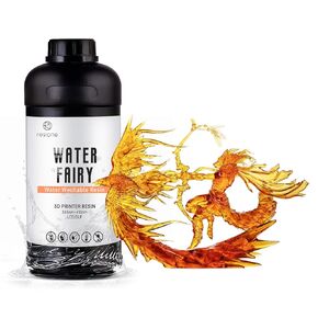 RESIONE 3D Printer Resin, Clear Water-Washable Resin with High-Speed Printing Excellent Fluidity and Almost Odorless Printing Resin