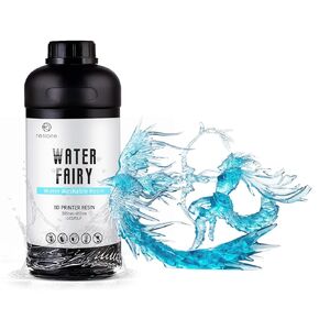RESIONE 3D Printer Resin, Clear Water-Washable Resin with High-Speed Printing Excellent Fluidity and Almost Odorless Printing Resin